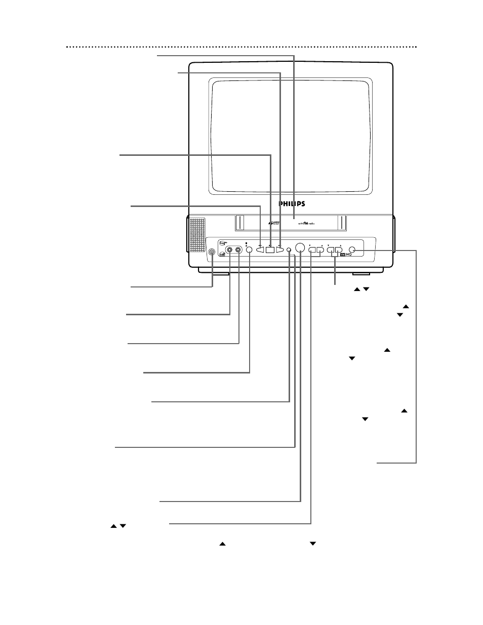 22 front panel | Philips CCC 134AT User Manual | Page 22 / 69