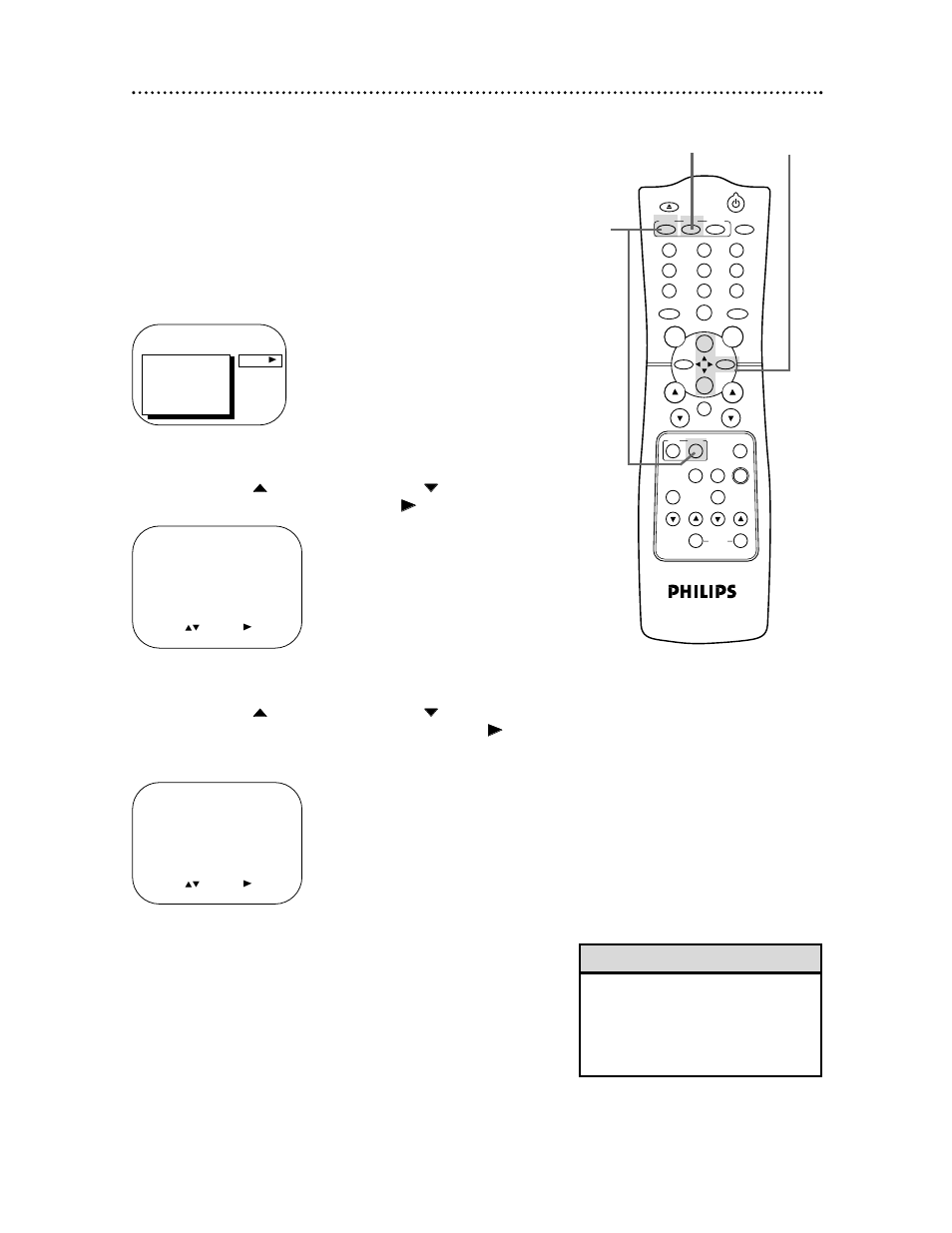 Blue background 47, Helpful hint | Philips CCC 134AT User Manual | Page 47 / 69