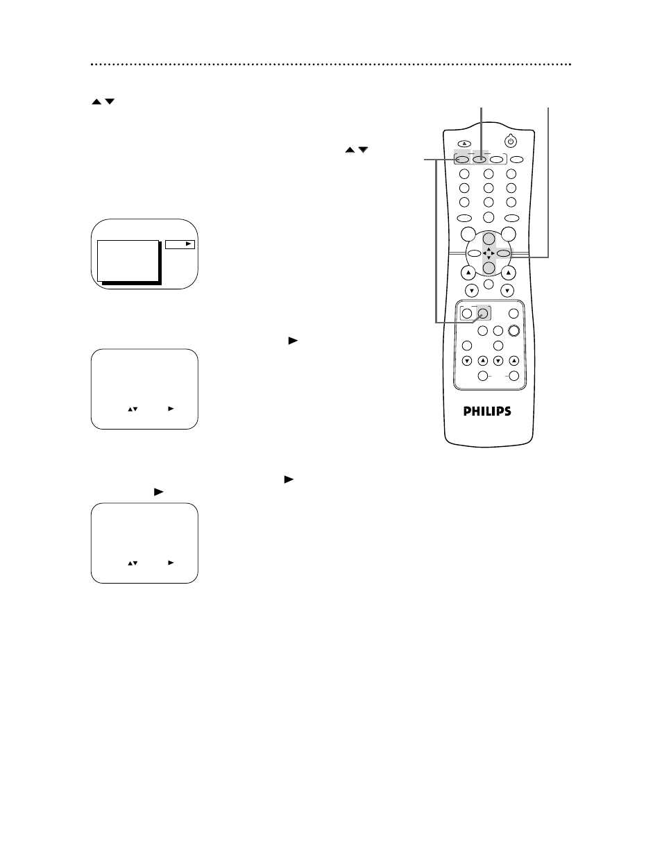 56 volume bar, Volume bar | Philips CCC 134AT User Manual | Page 56 / 69