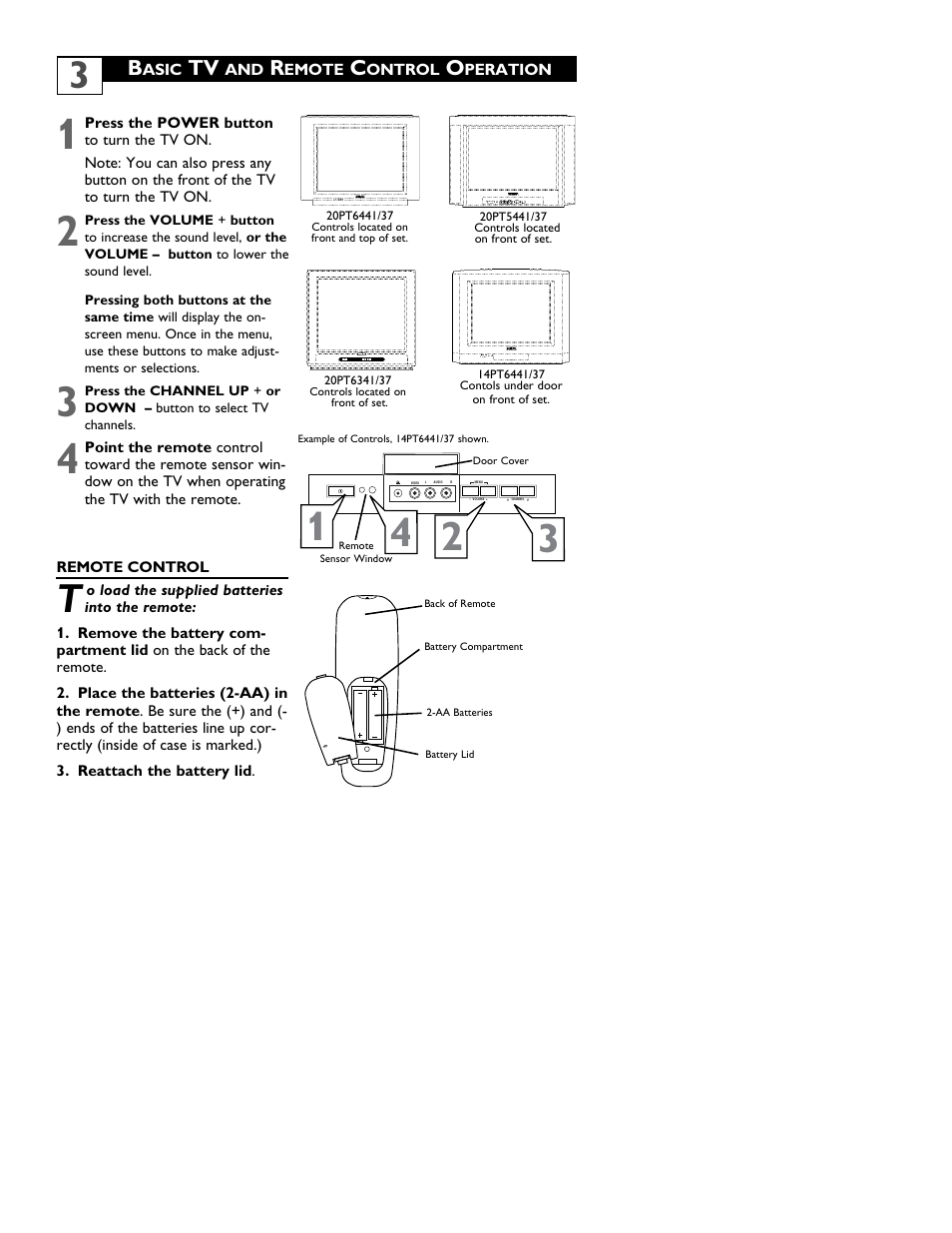 Philips 14PT6441 User Manual | Page 7 / 36