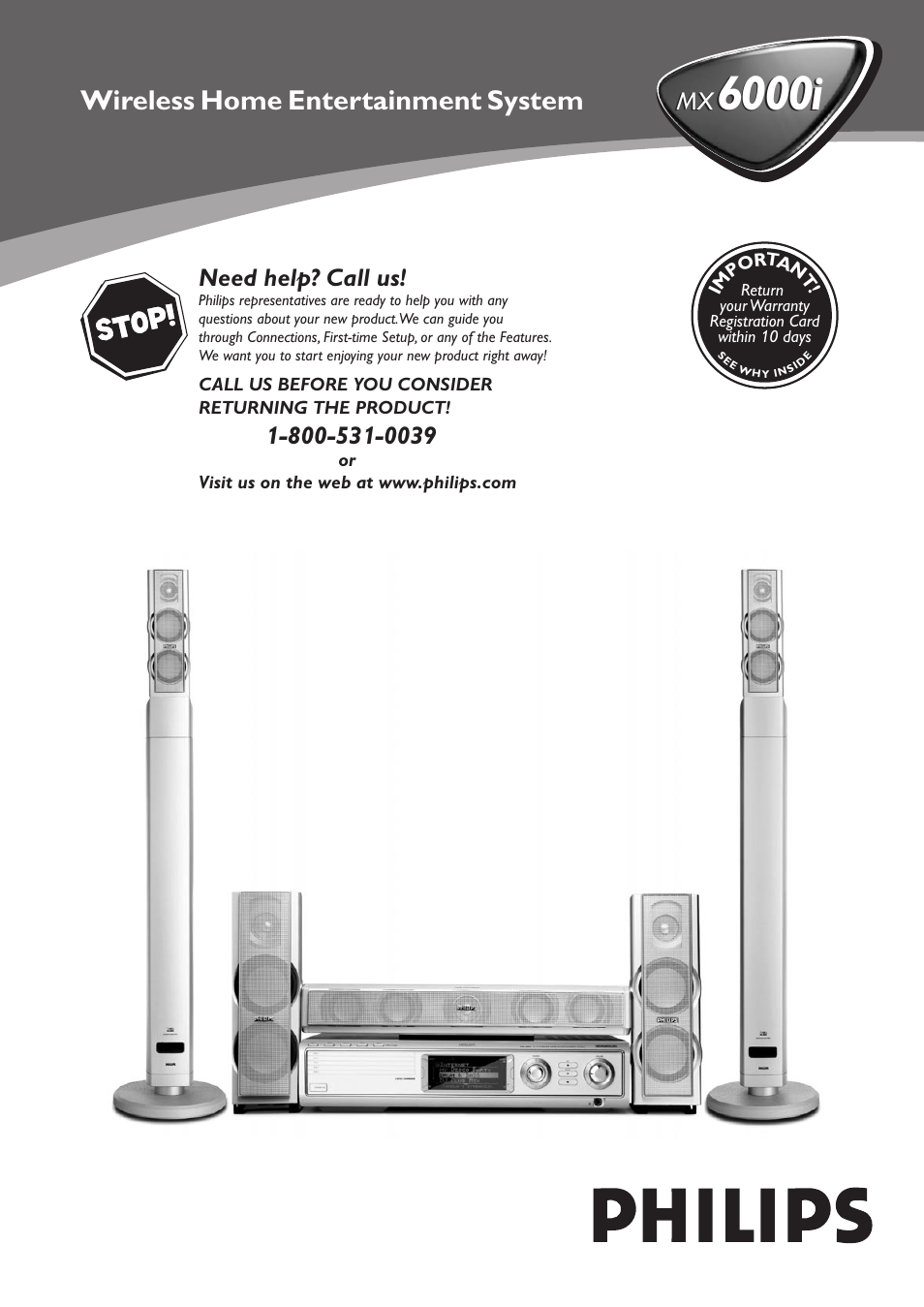 Philips MX6000I/37 User Manual | 55 pages