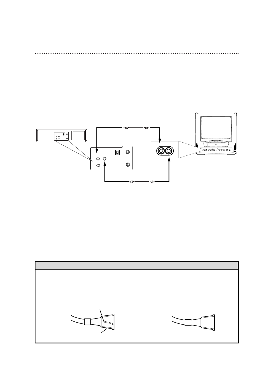 Hooking up the tv/vcr (cont’d) 7, Helpful hints, Plug in the tv/vcr’s power cord | Before you turn on the tv/vcr, go to page eight | Philips CCB190CN User Manual | Page 7 / 60