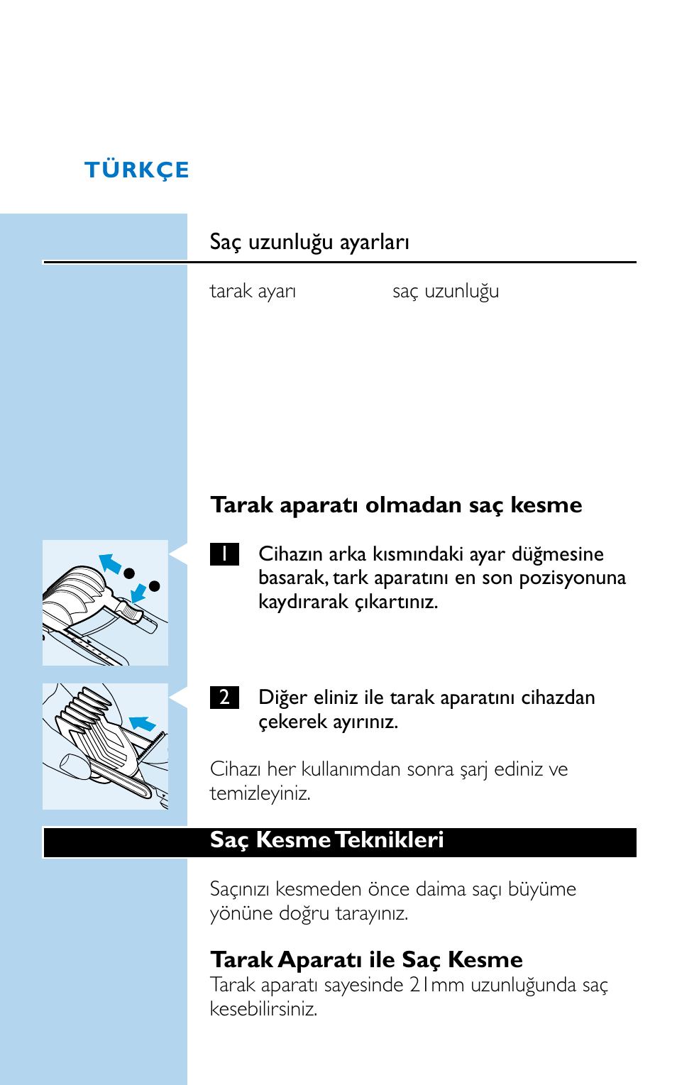 Philips HQC281 User Manual | Page 74 / 92