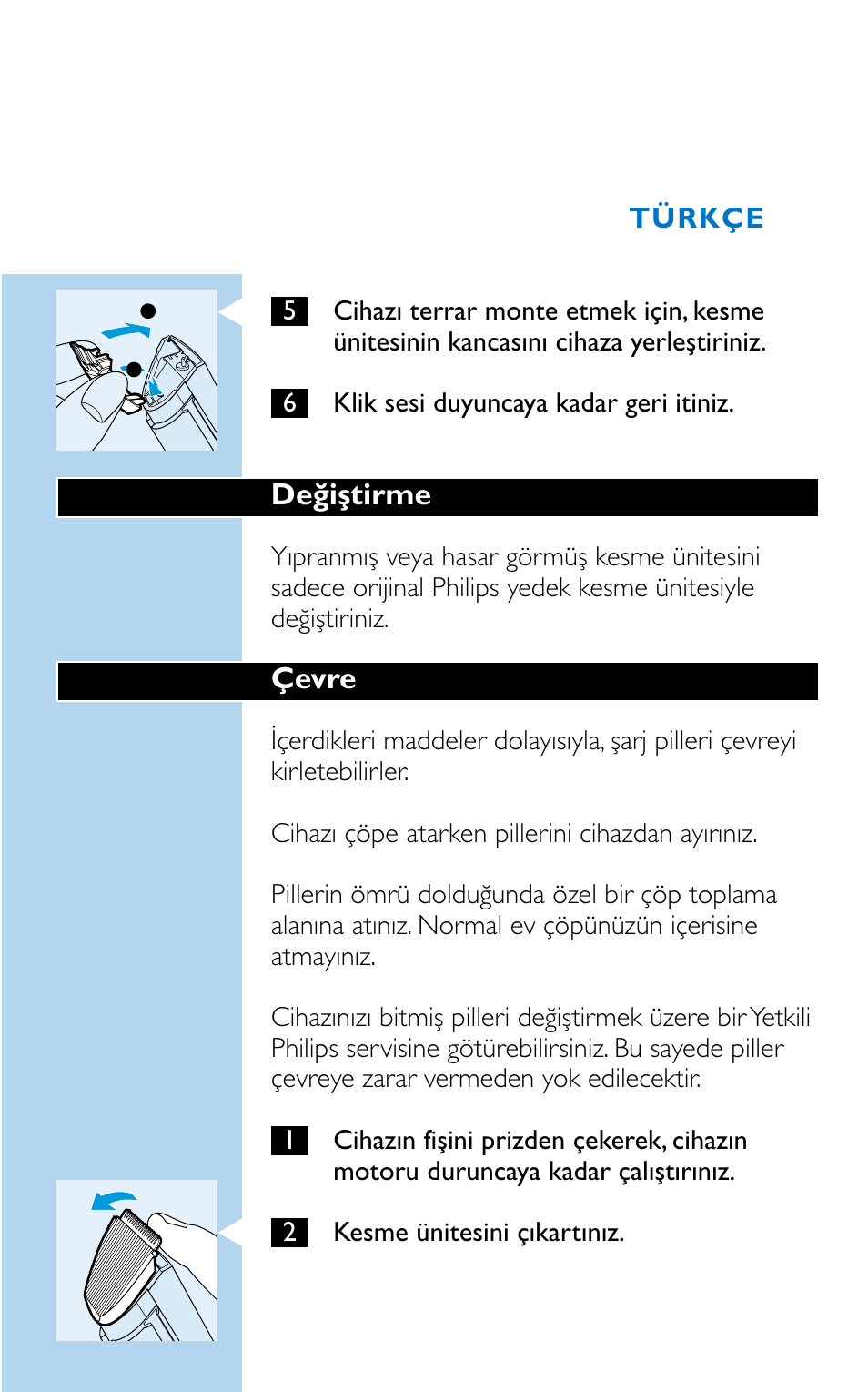 Philips HQC281 User Manual | Page 79 / 92