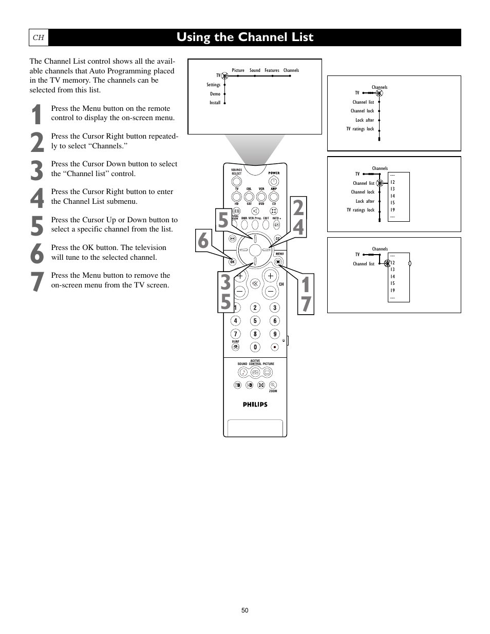 Philips Cineos 55PL9223 User Manual | Page 50 / 80