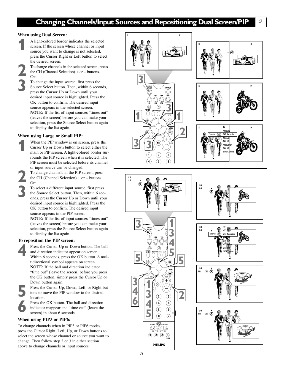 Philips Cineos 55PL9223 User Manual | Page 59 / 80