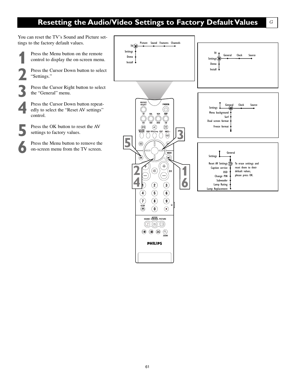 Philips Cineos 55PL9223 User Manual | Page 61 / 80