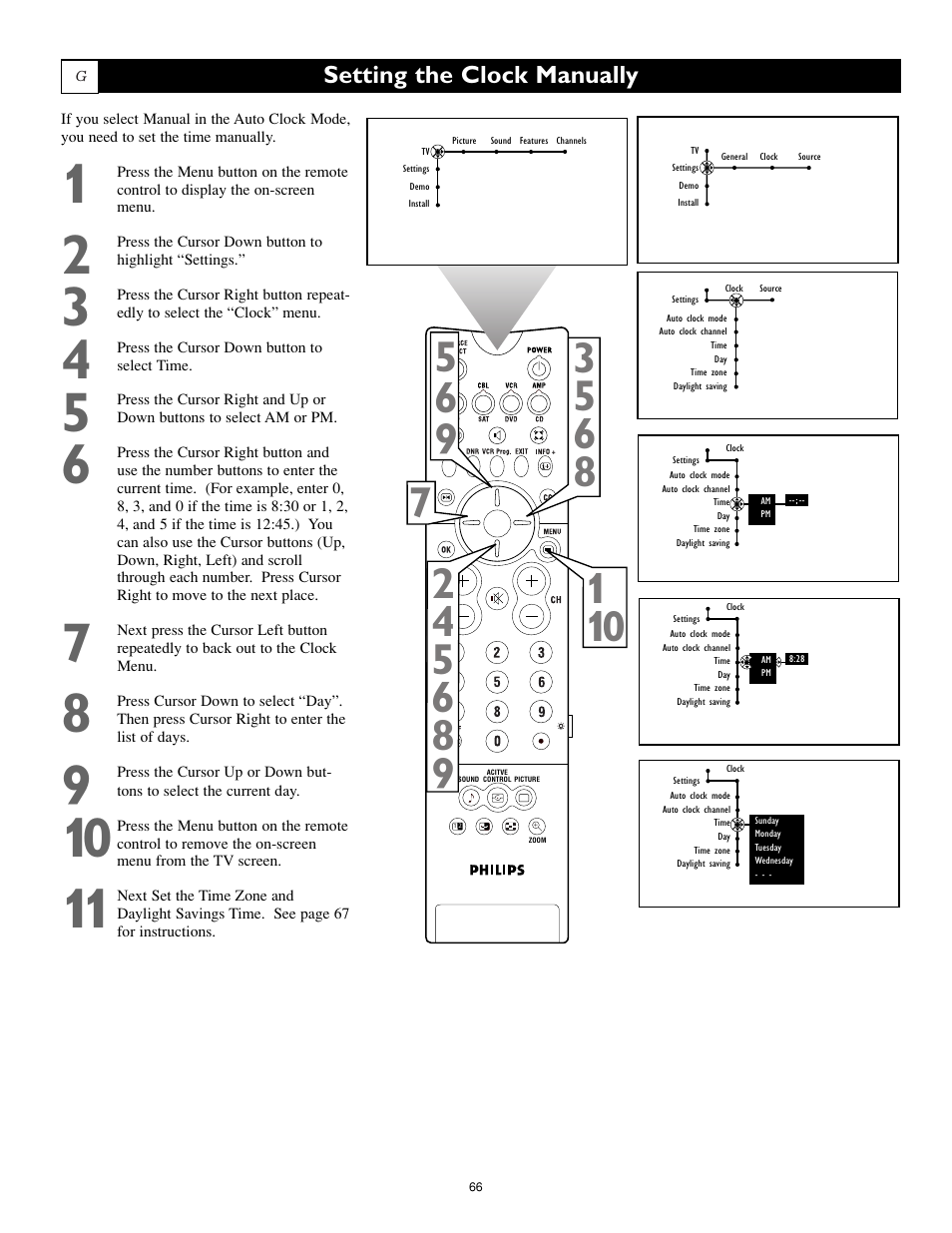 Philips Cineos 55PL9223 User Manual | Page 66 / 80