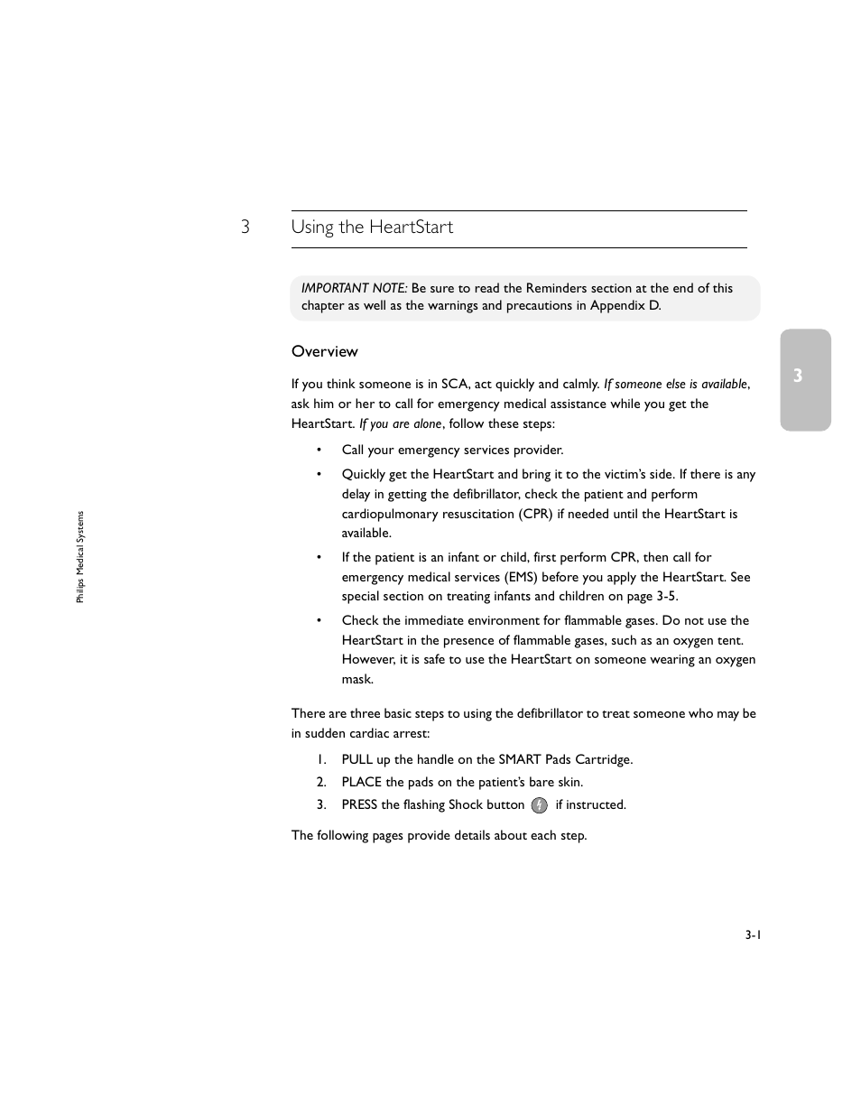 3using the heartstart, Overview | Philips M5066A User Manual | Page 19 / 70