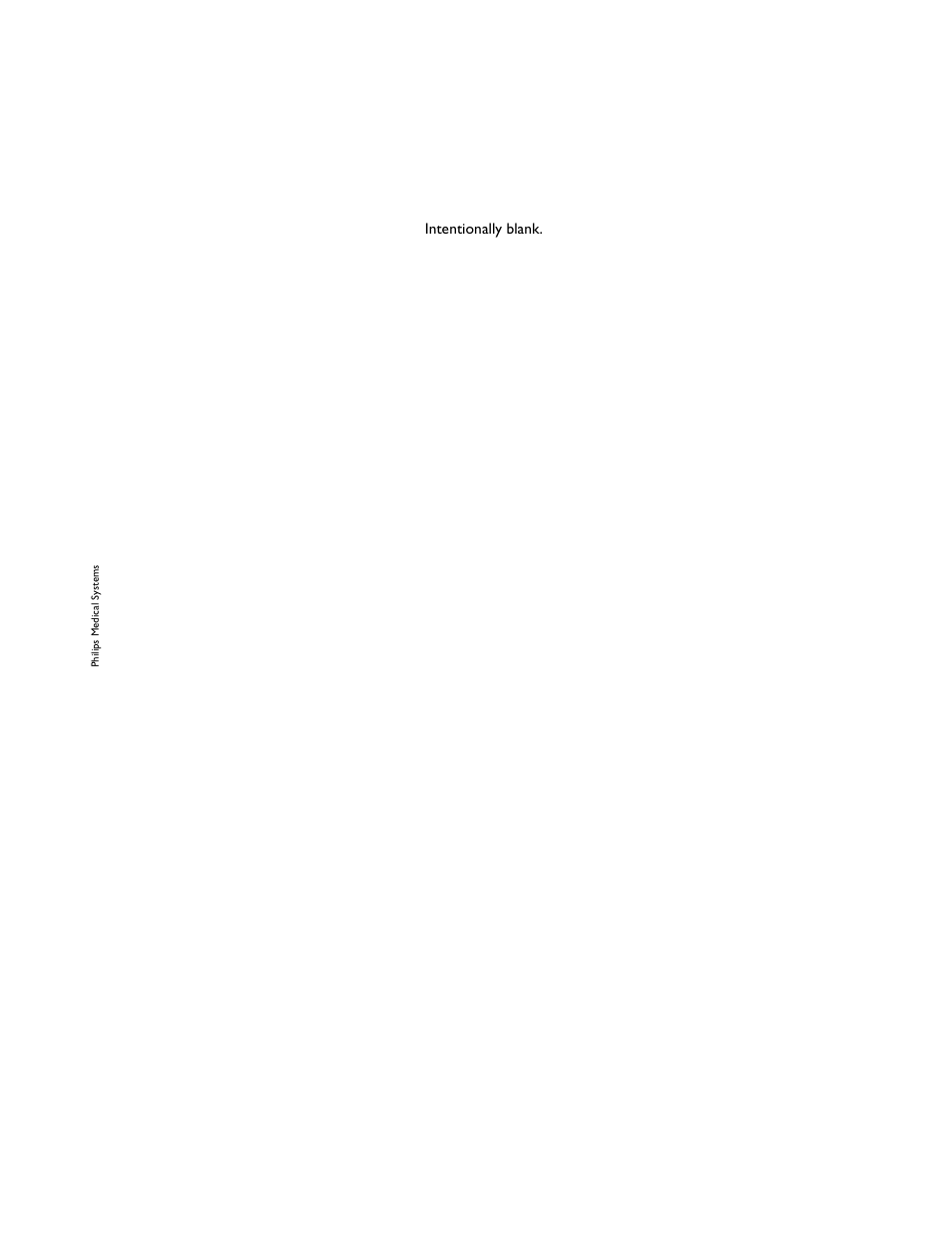 Intentionally blank | Philips M5066A User Manual | Page 65 / 70