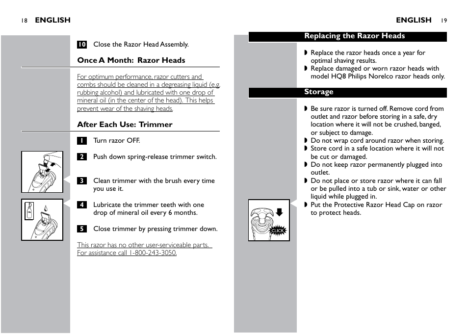 Philips 7349XL User Manual | Page 10 / 11