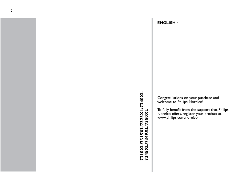 Philips 7349XL User Manual | Page 2 / 11