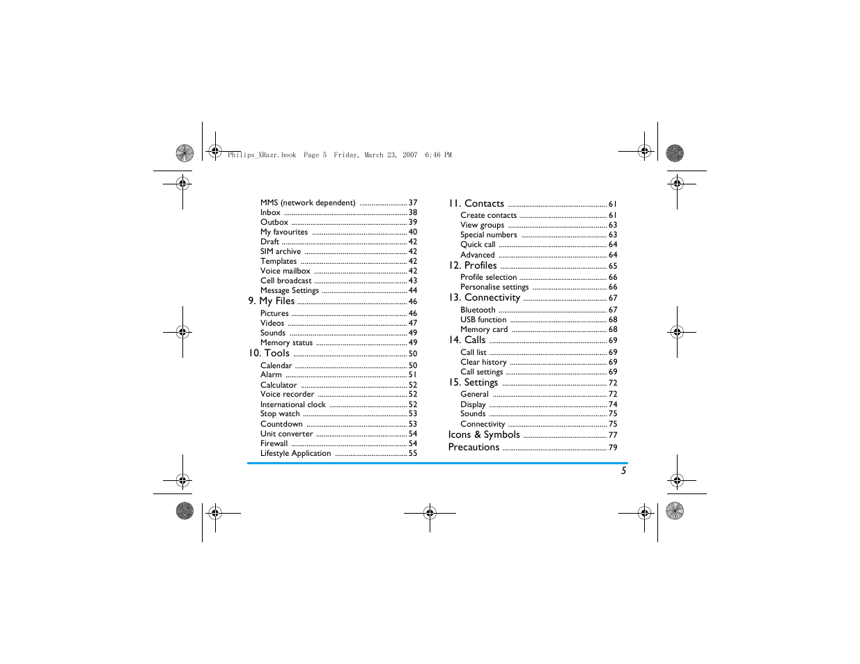 Philips CT9A9R User Manual | Page 6 / 93