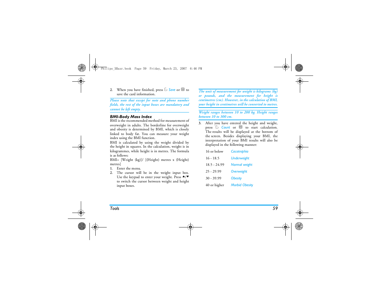 Philips CT9A9R User Manual | Page 60 / 93