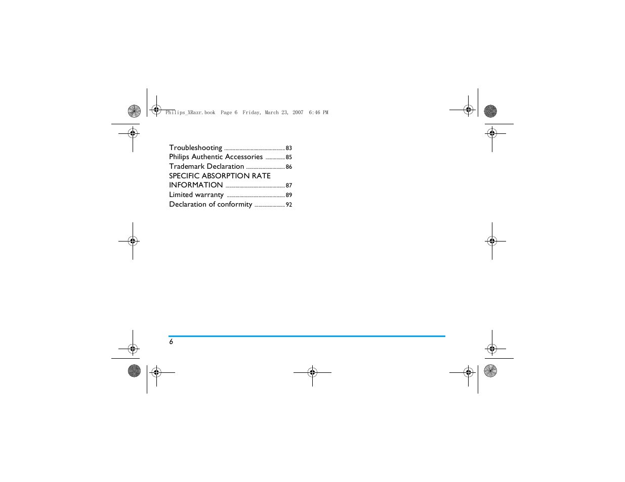 Philips CT9A9R User Manual | Page 7 / 93