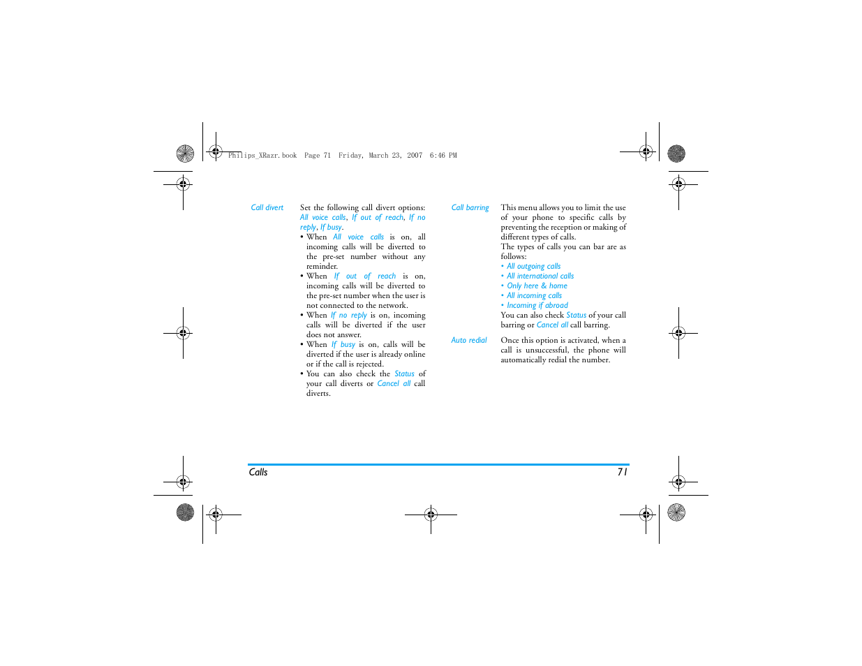 Philips CT9A9R User Manual | Page 72 / 93