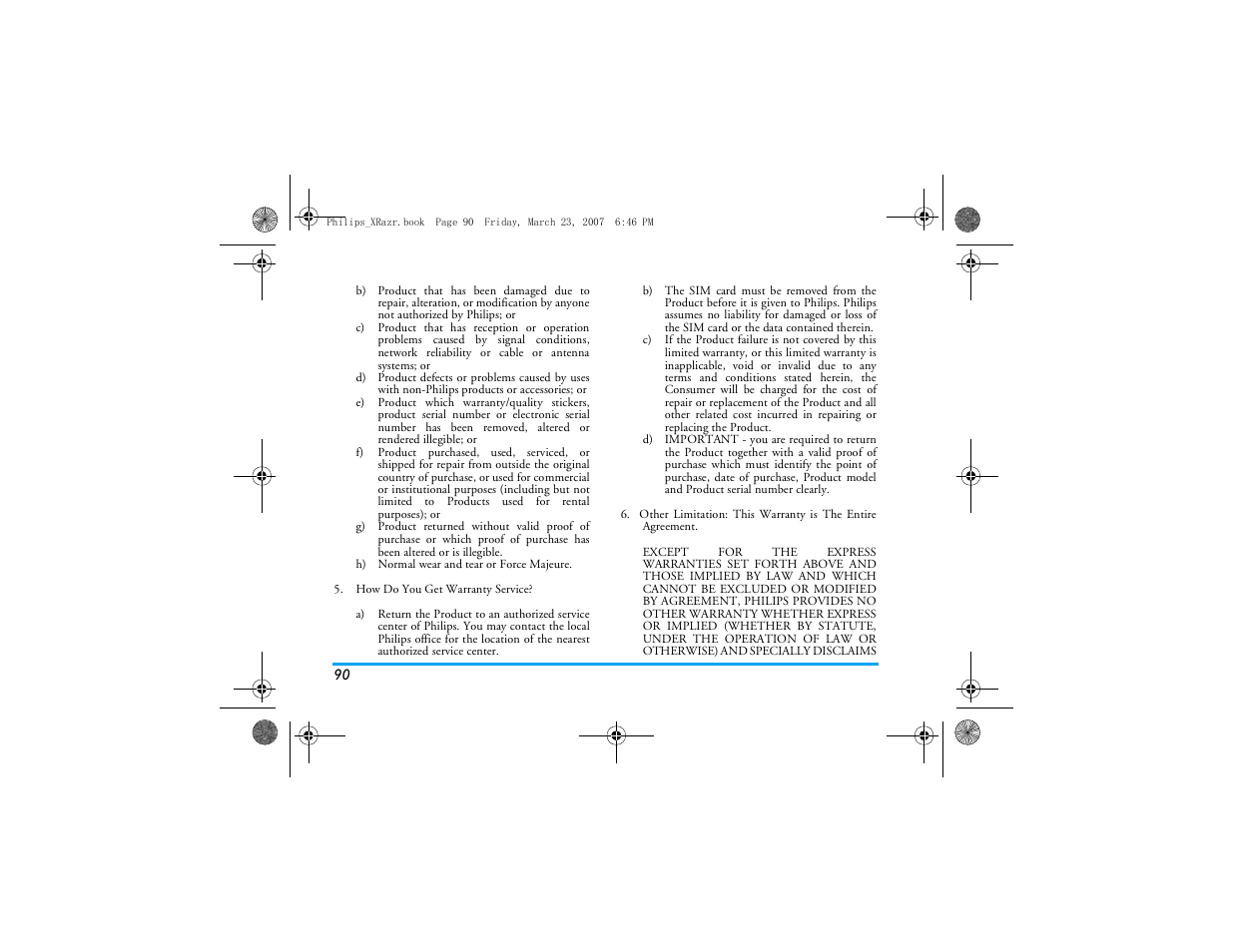 Philips CT9A9R User Manual | Page 91 / 93