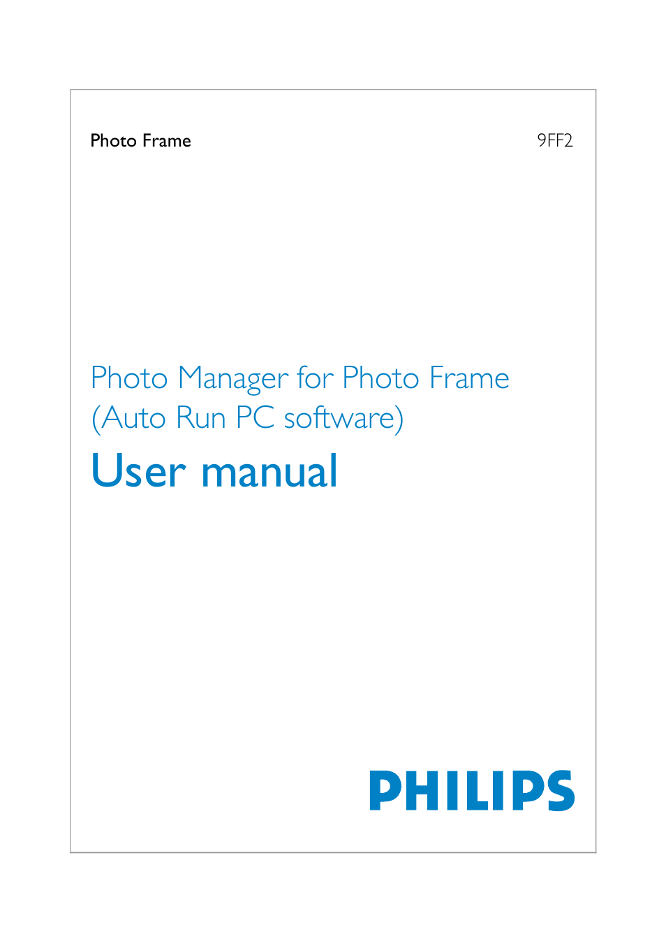 Philips 9FF2 User Manual | 16 pages