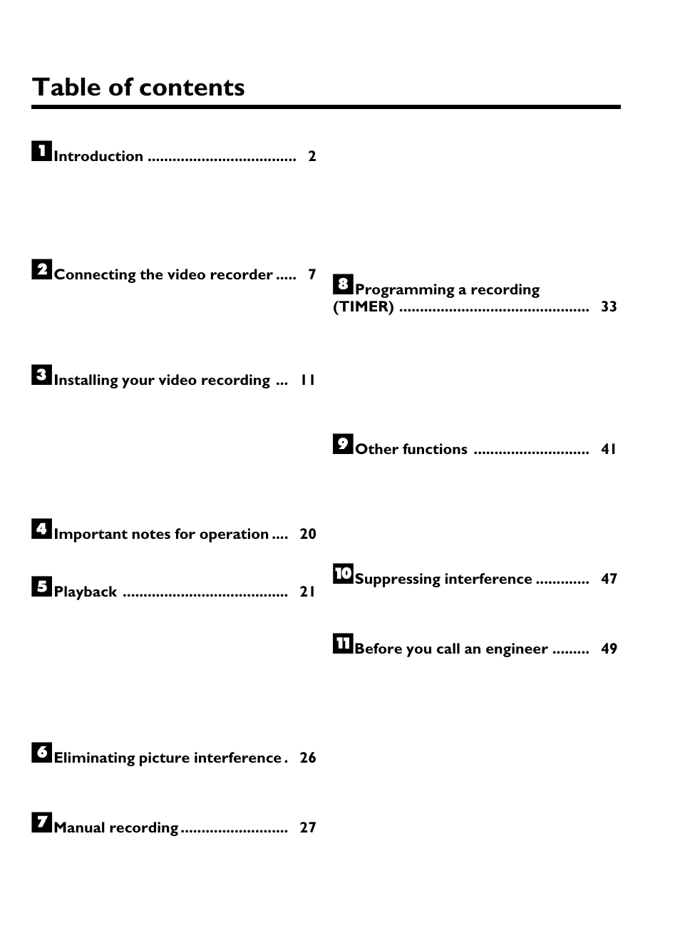 Philips VR570 User Manual | 54 pages