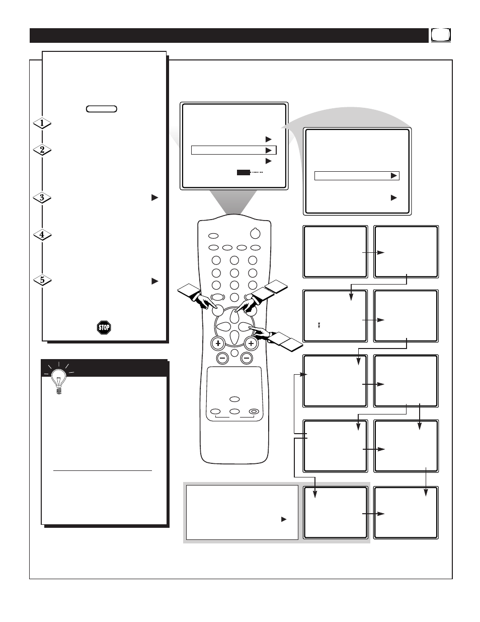 Tv c, Autochron), Etting the | Lock | Philips 13PT30L User Manual | Page 11 / 44