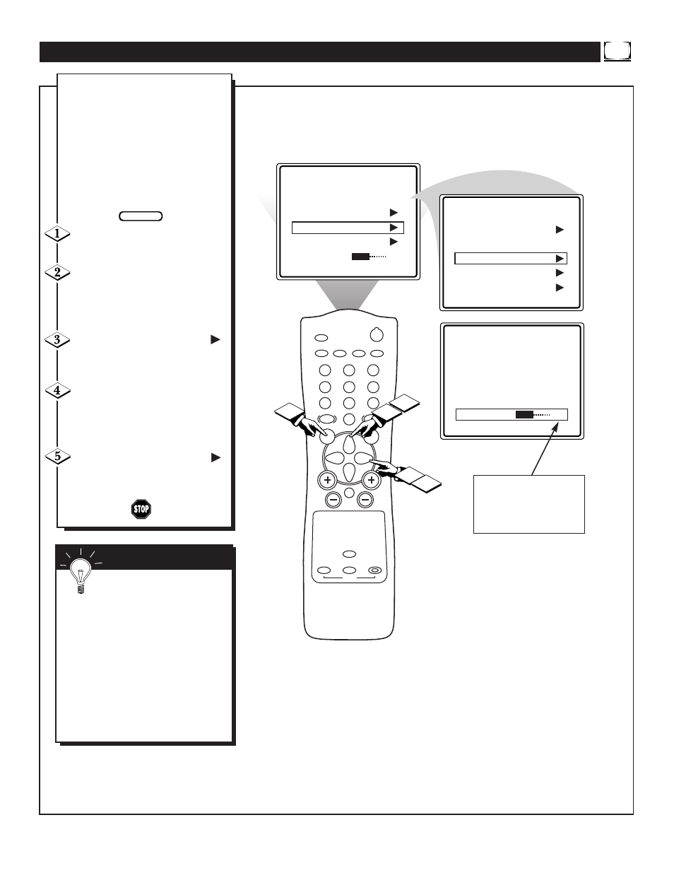 Sing the, Rogram, Ontrol | Philips 13PT30L User Manual | Page 13 / 44