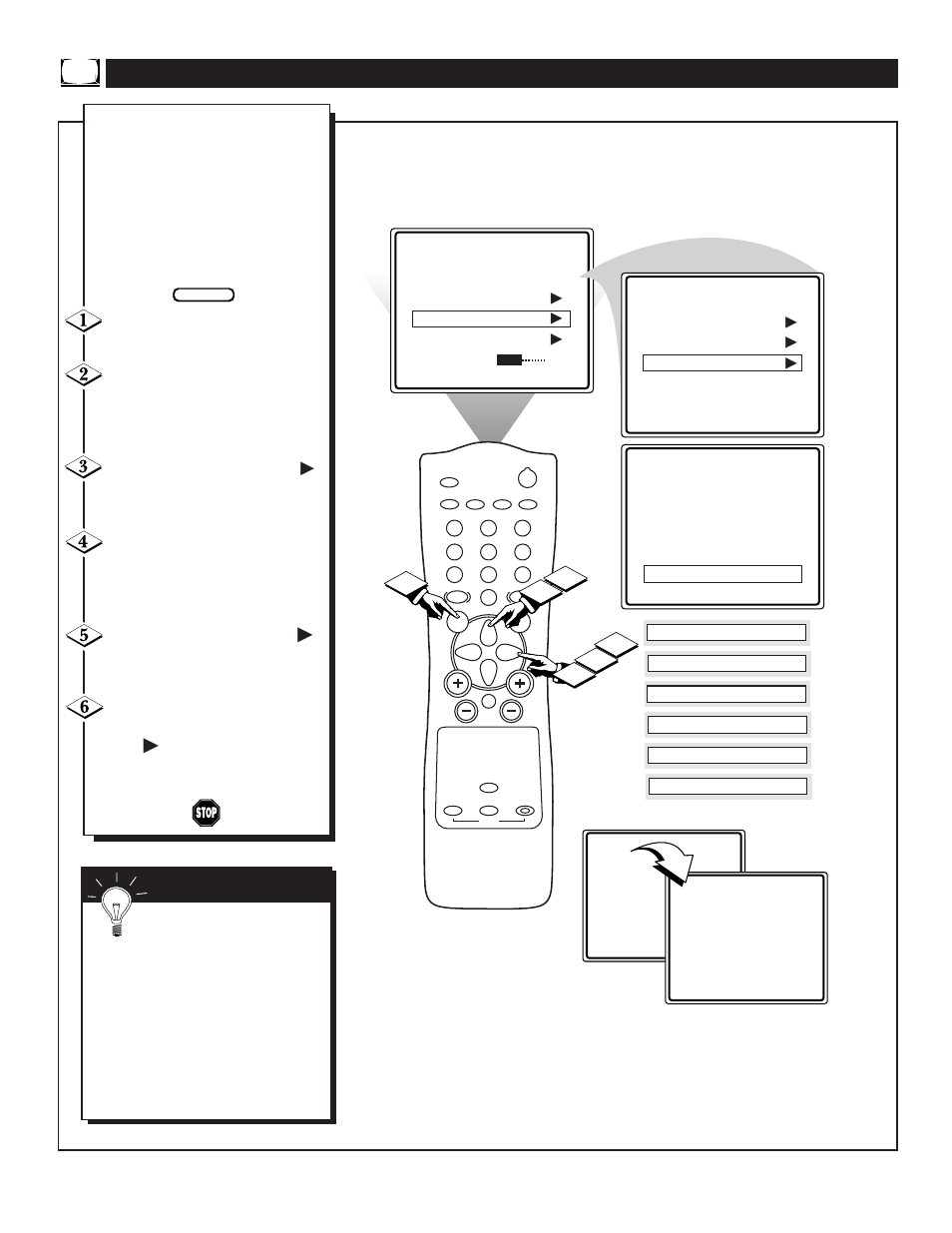 Sing the, Xternal, Ontrol | Philips 13PT30L User Manual | Page 16 / 44