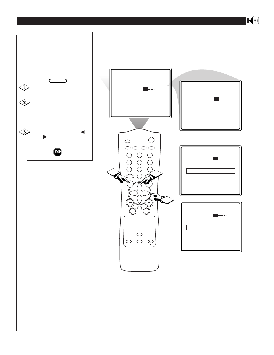 Or 2 3 1, Etting the, Ass and | Reble, Oost, Ontrols | Philips 13PT30L User Manual | Page 33 / 44