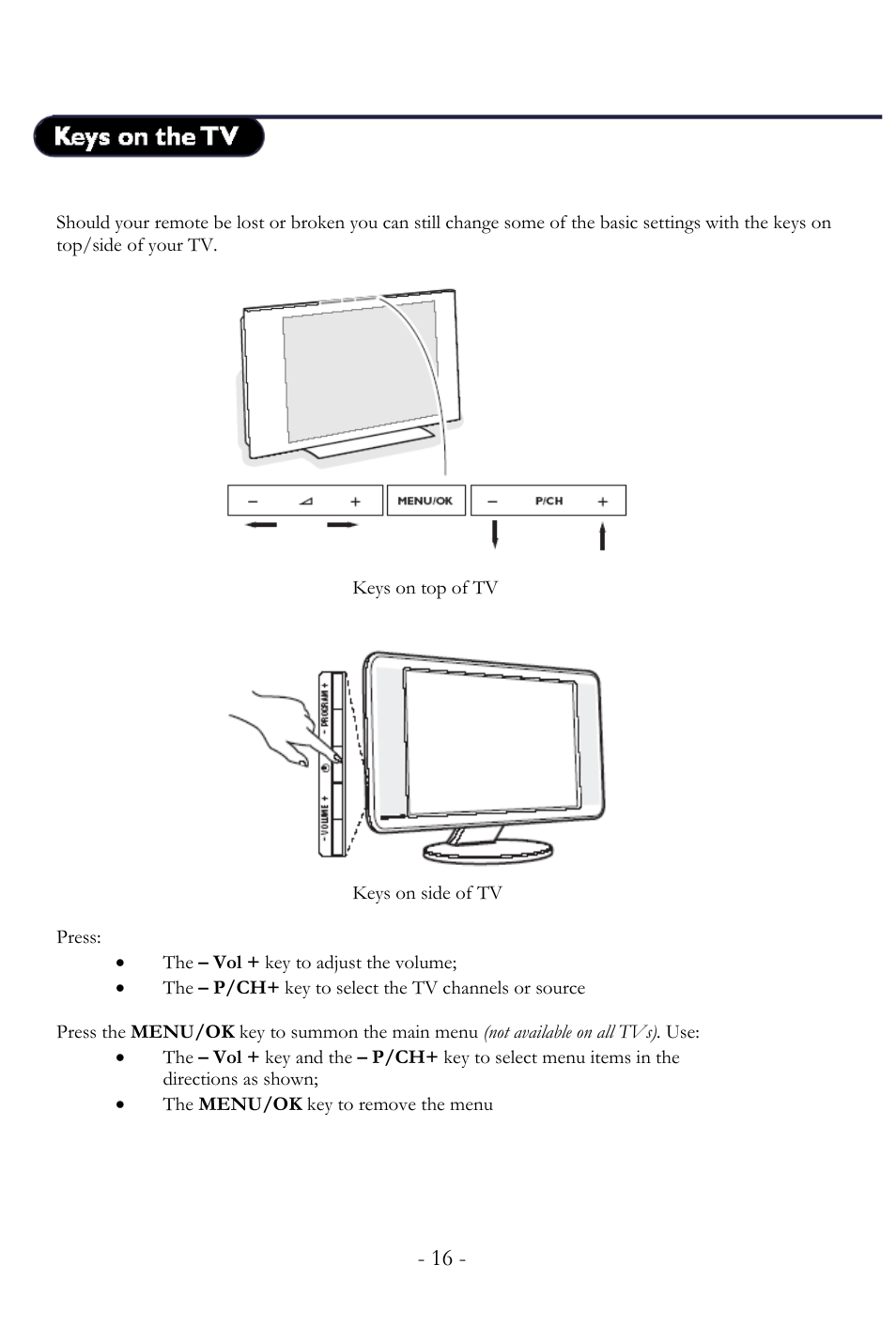 Philips 20HF User Manual | Page 16 / 24