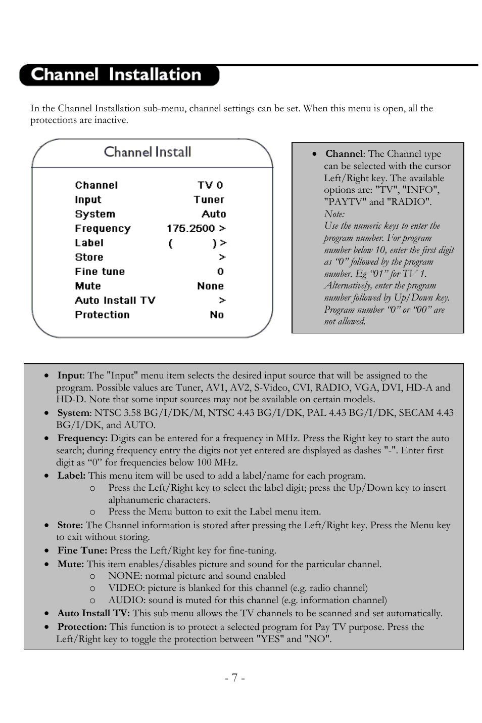 Philips 20HF User Manual | Page 7 / 24
