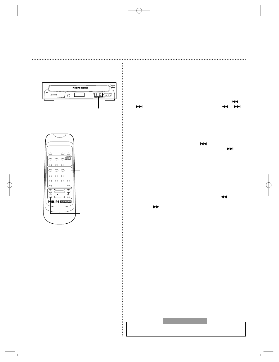 13 playback options (cont’d), Automatic search music system (asms), Audible search | Selecting a specific track | Philips CDC735 User Manual | Page 13 / 20