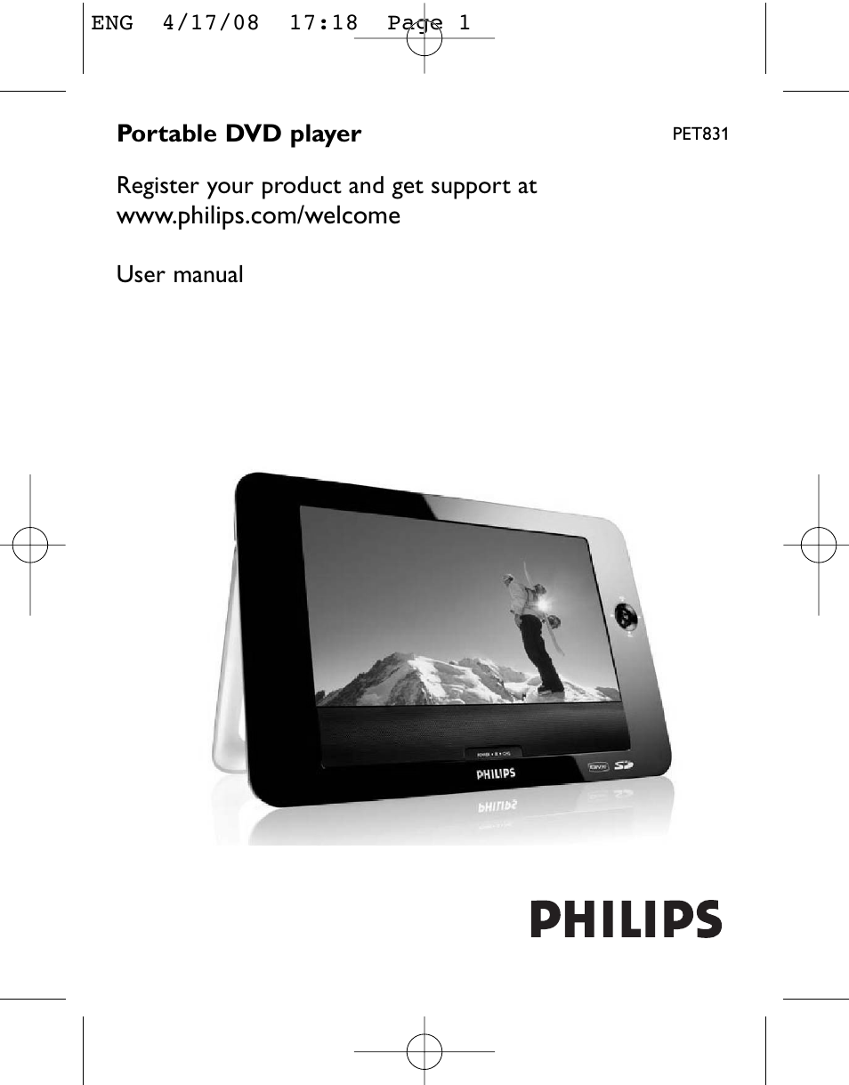 Philips PET831/05 User Manual | 29 pages