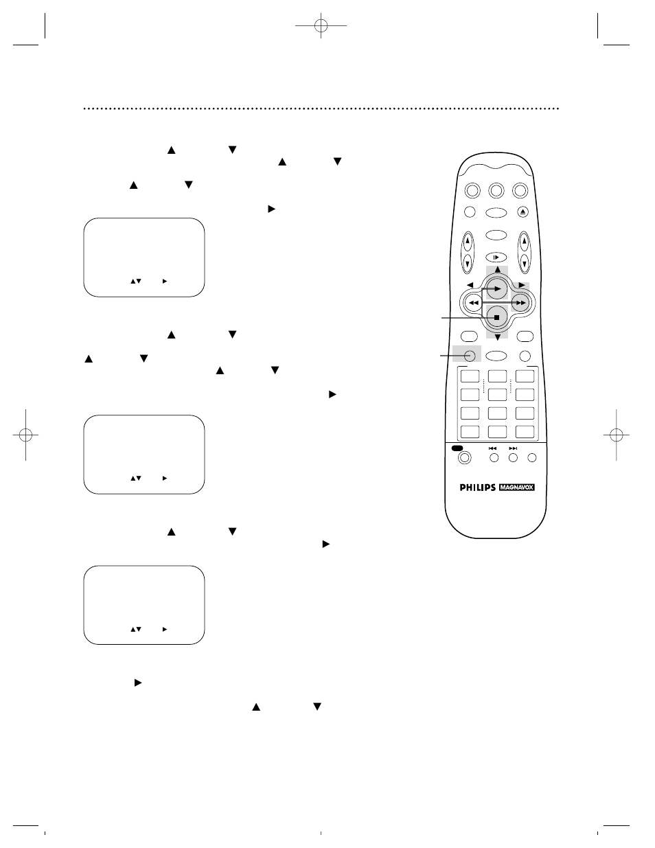 14 setting the clock (cont’d) | Philips VRZ264 User Manual | Page 14 / 56