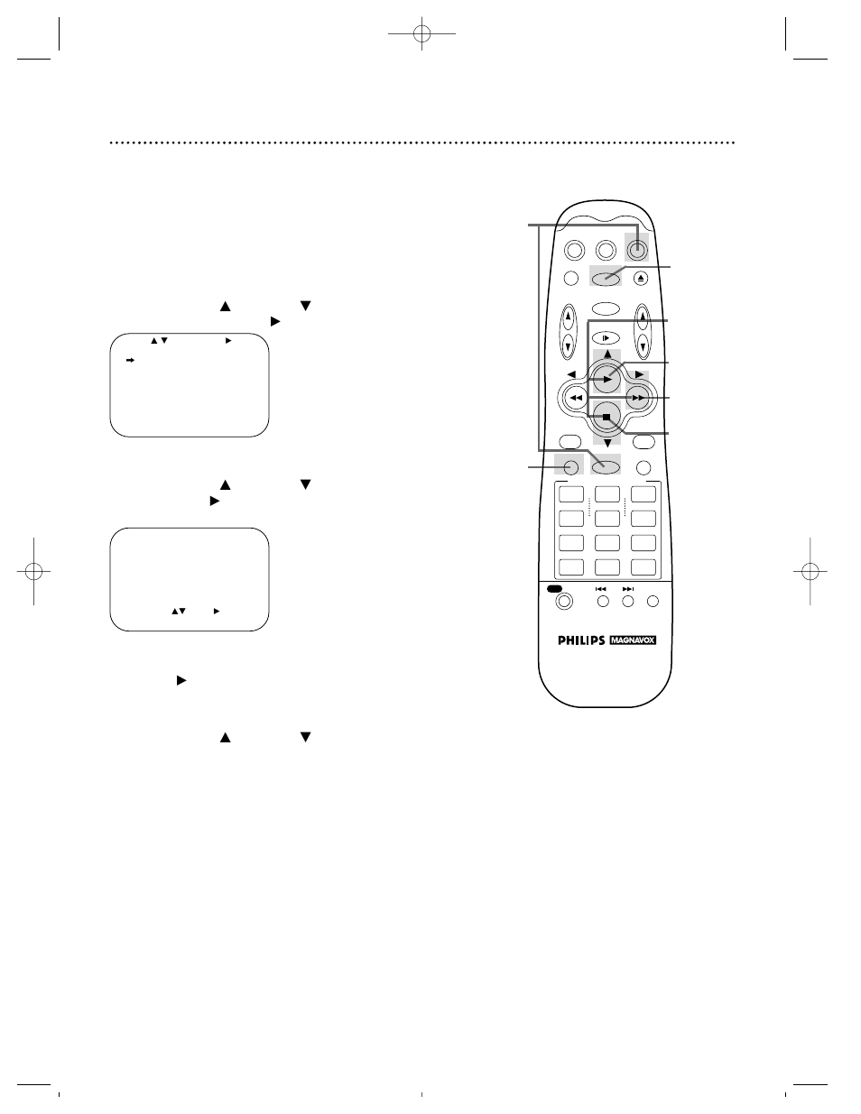 18 daylight-saving time | Philips VRZ264 User Manual | Page 18 / 56