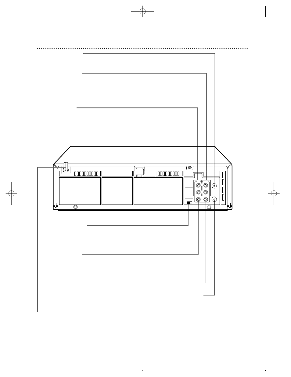 24 rear panel, Vrz264 | Philips VRZ264 User Manual | Page 24 / 56