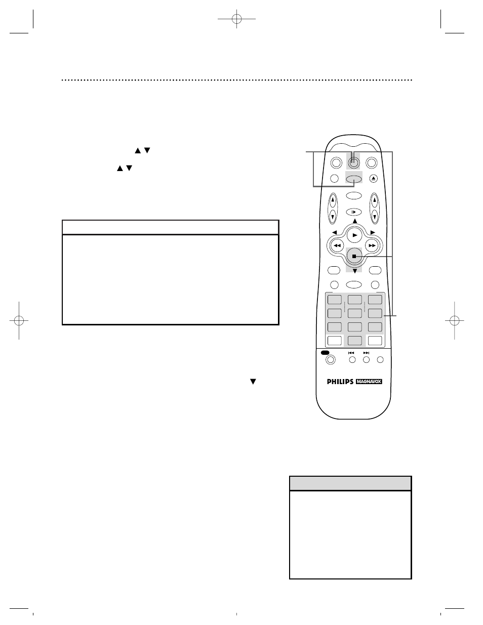 26 setting the remote control to operate a tv | Philips VRZ264 User Manual | Page 26 / 56