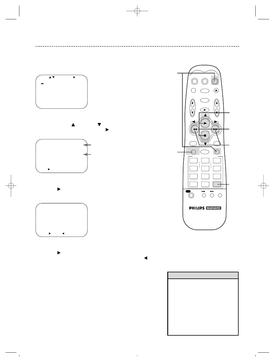 Quick programming (cont’d) 39 | Philips VRZ264 User Manual | Page 39 / 56