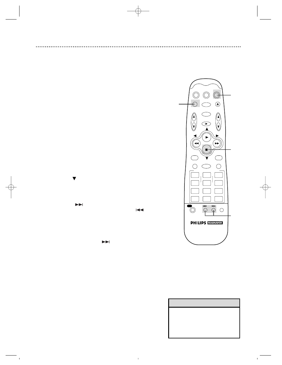 42 index search | Philips VRZ264 User Manual | Page 42 / 56