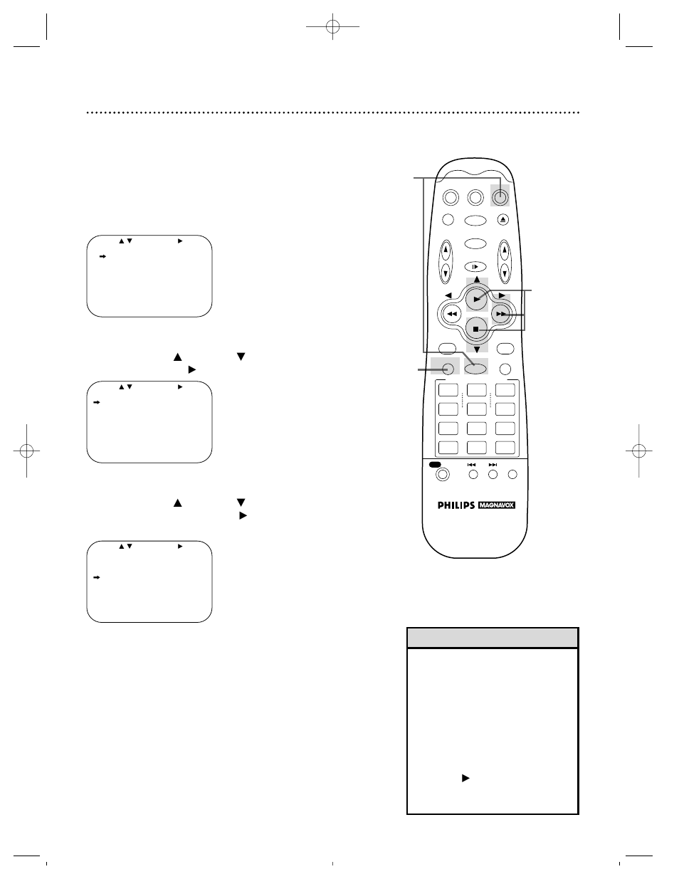 46 video stabilizer, Helpful hints | Philips VRZ264 User Manual | Page 46 / 56