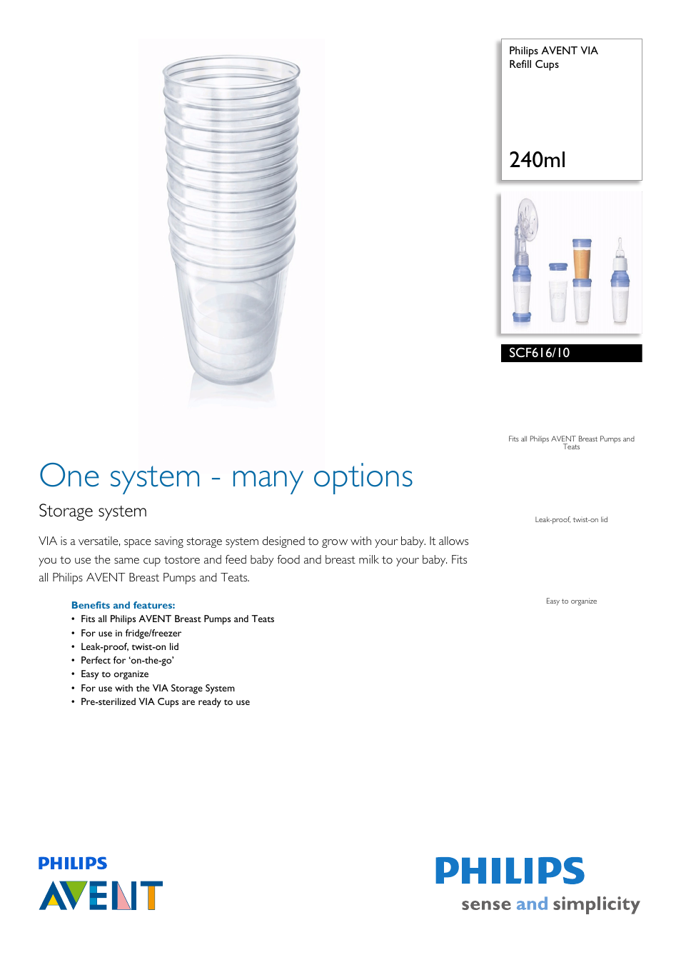 Philips SCF616/10 User Manual | 2 pages
