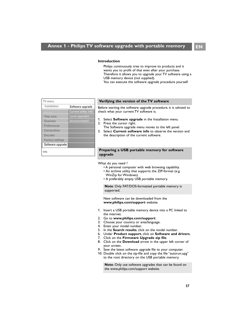 Philips 42PF9641D/10 User Manual | Page 57 / 65