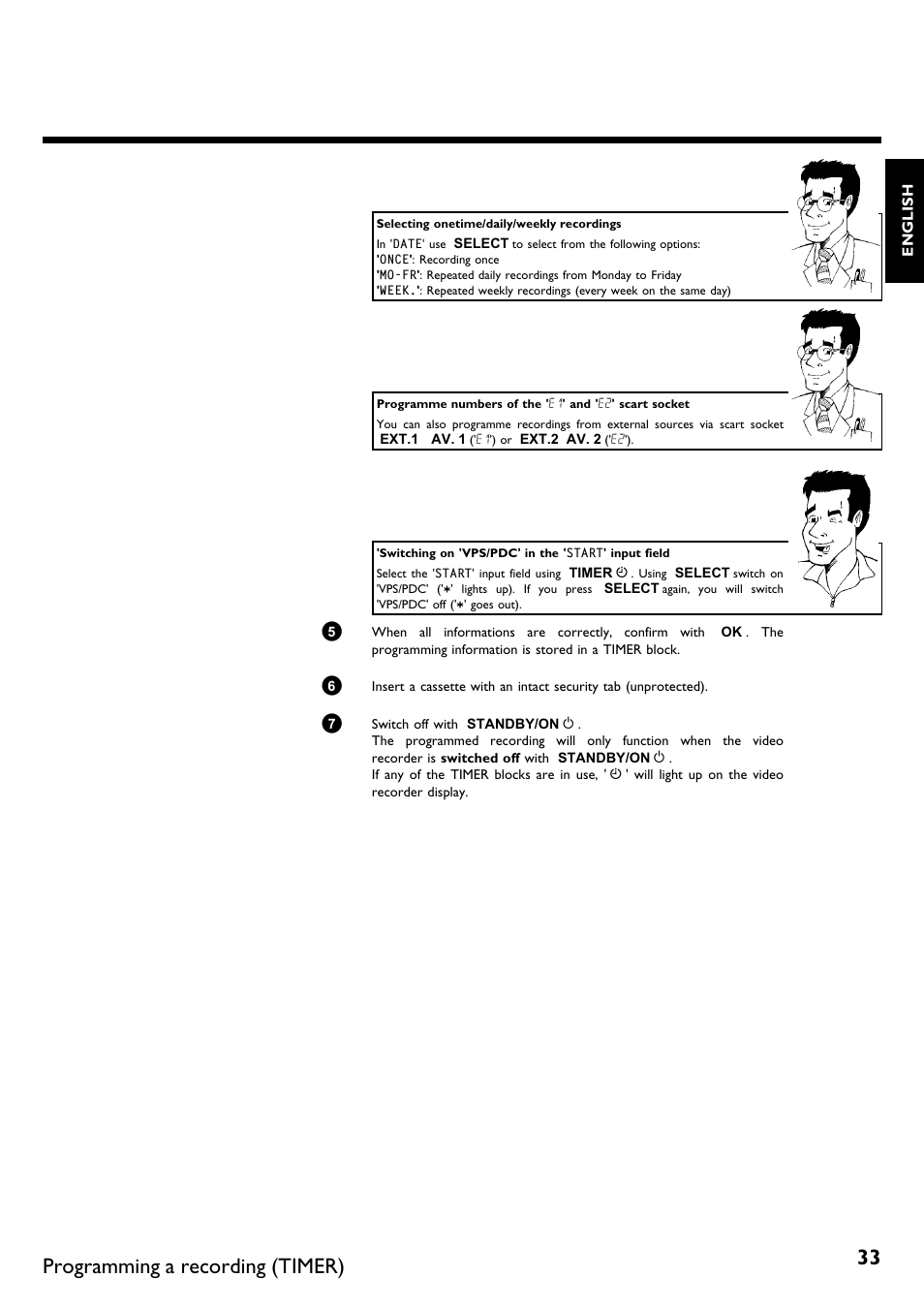 Programming a recording (timer) | Philips DVR User Manual | Page 37 / 51