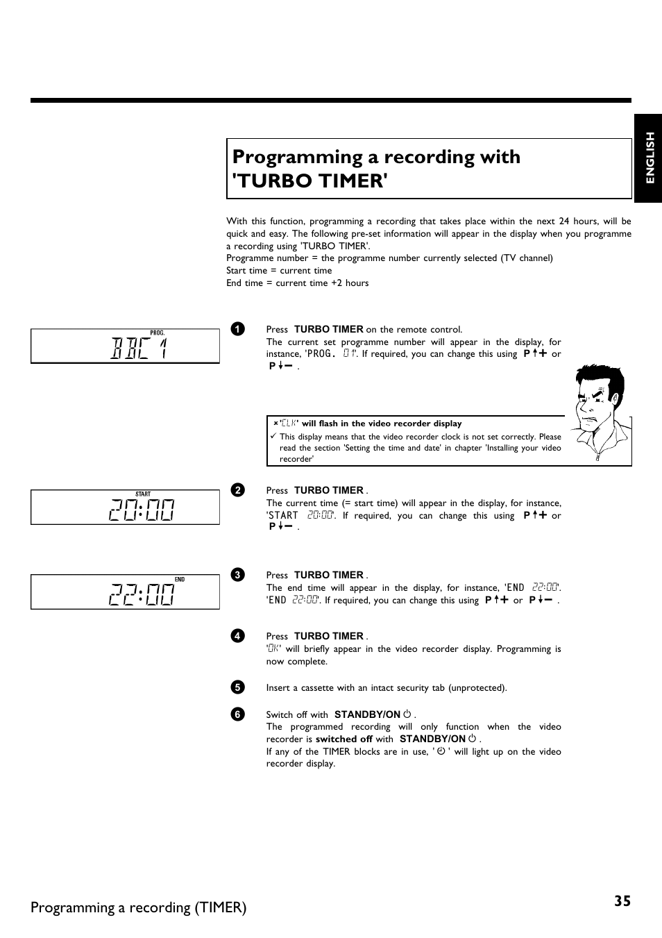 Programming a recording with 'turbo timer, Bbc1, Programming a recording (timer) | Philips DVR User Manual | Page 39 / 51