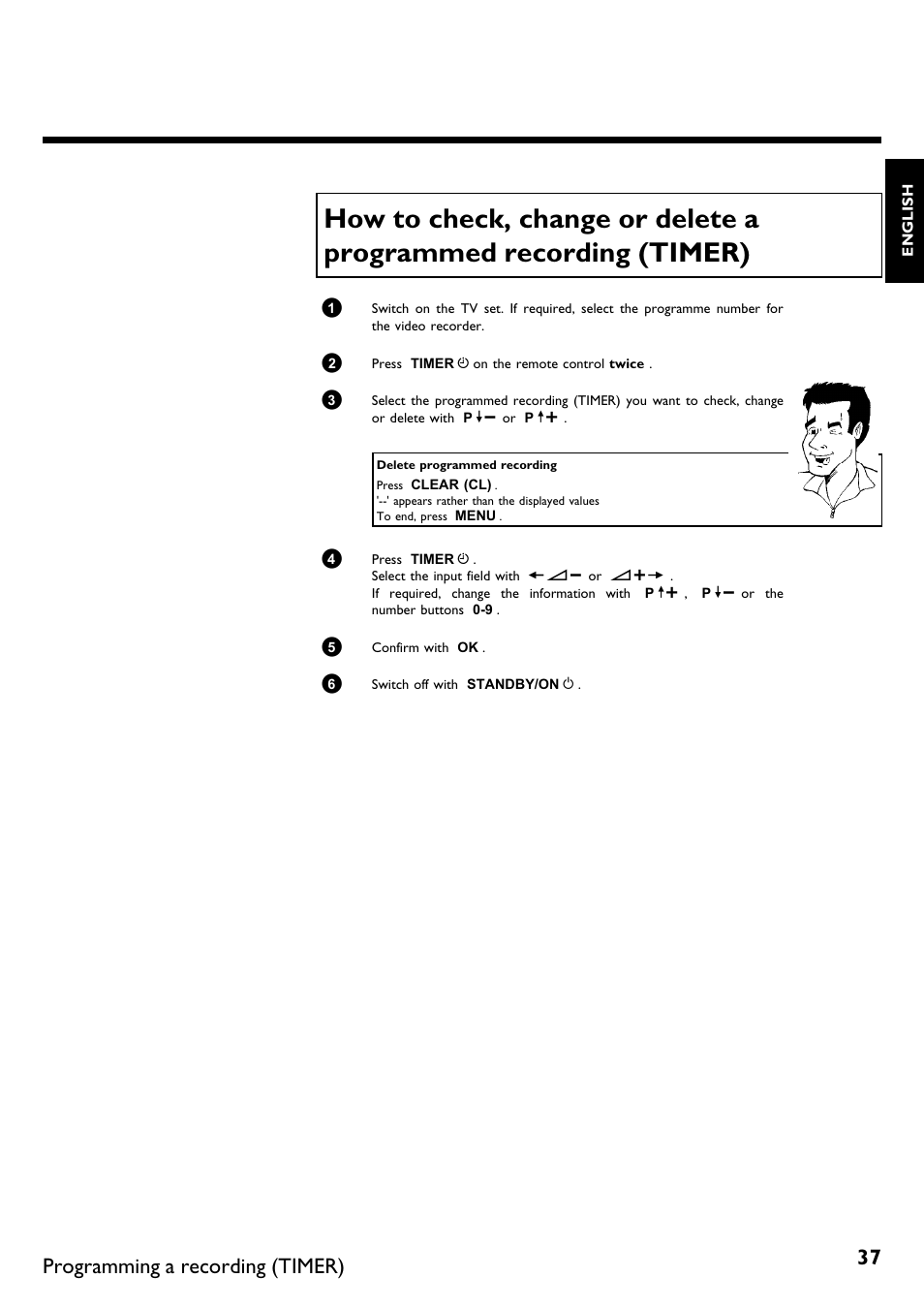 Programming a recording (timer) | Philips DVR User Manual | Page 41 / 51