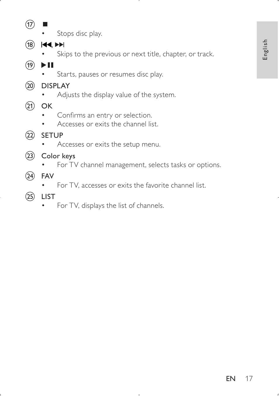 Philips PET749 User Manual | Page 17 / 36