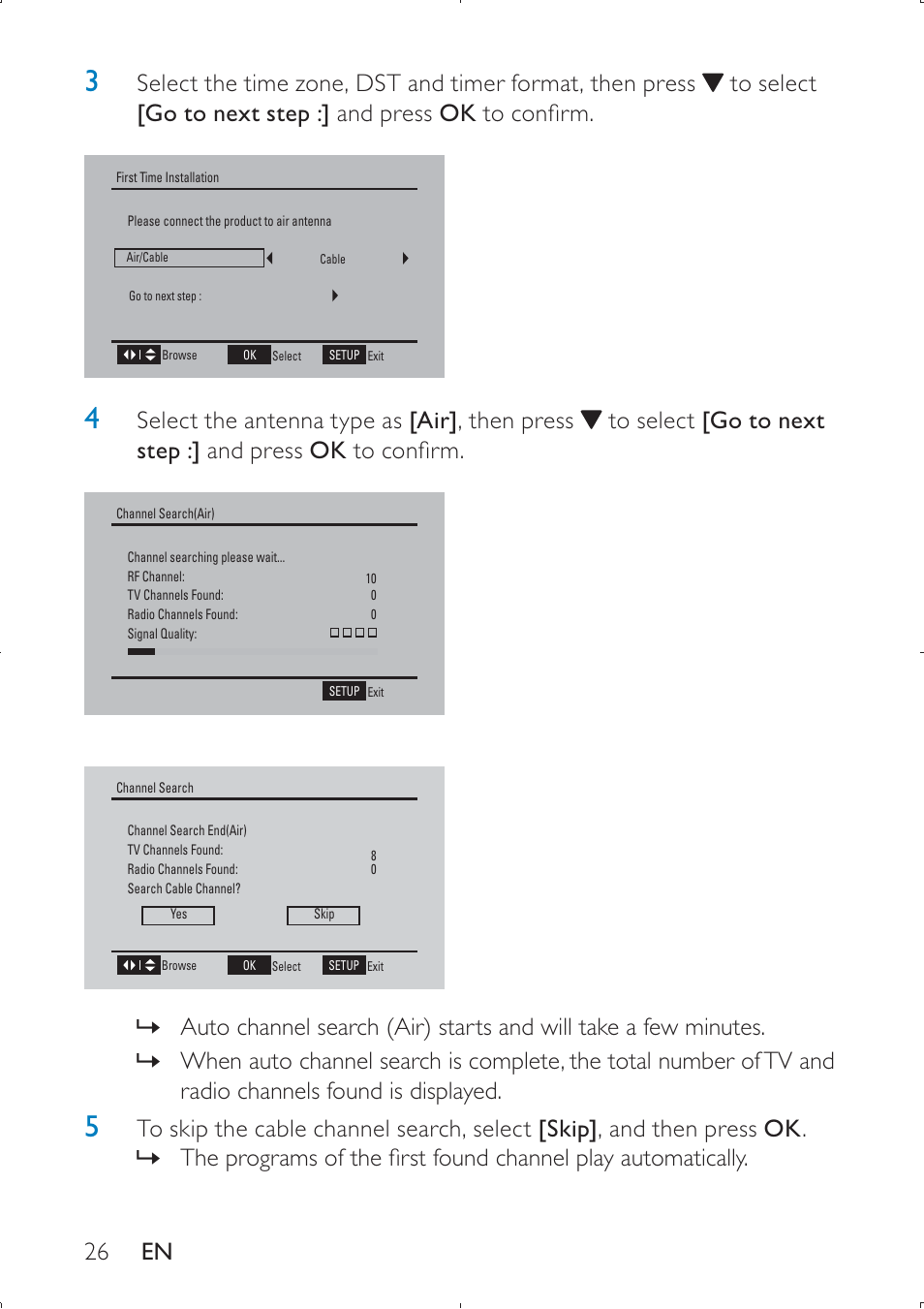 Philips PET749 User Manual | Page 26 / 36