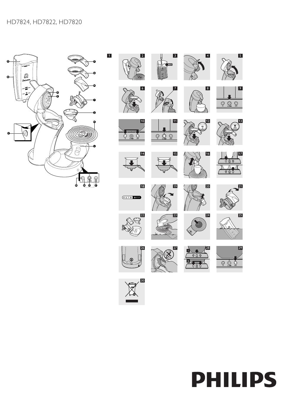 Philips HD7822 User Manual | 5 pages