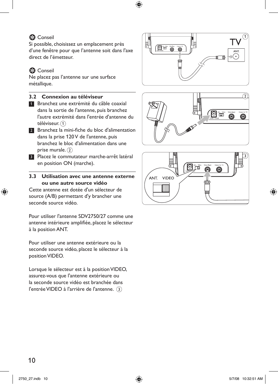 Philips SDV2750/27 User Manual | Page 10 / 20