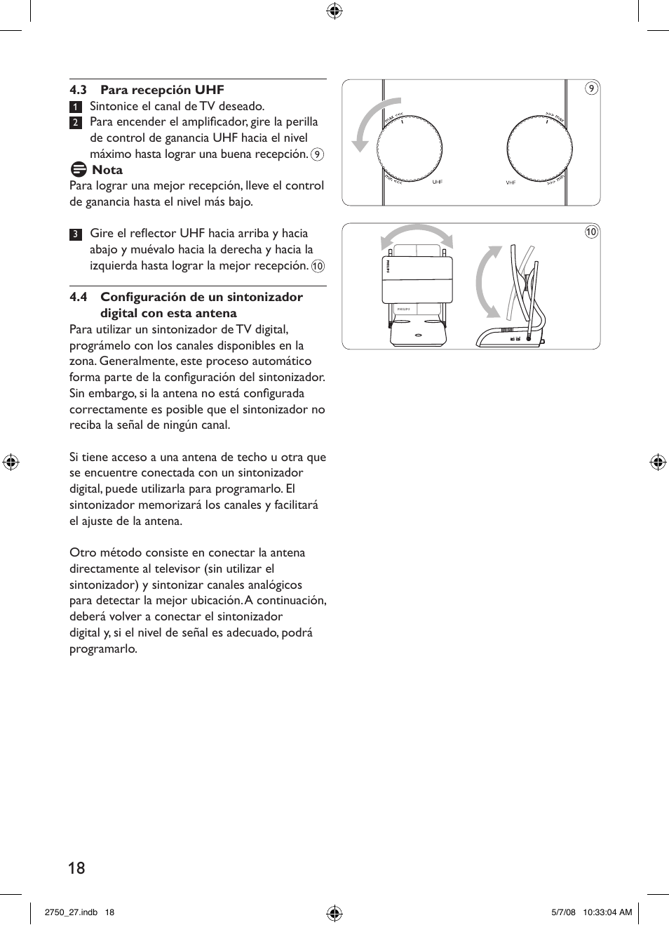 Philips SDV2750/27 User Manual | Page 18 / 20