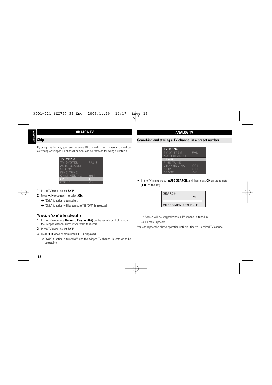 Philips PDCC-XP-0845 User Manual | Page 18 / 22