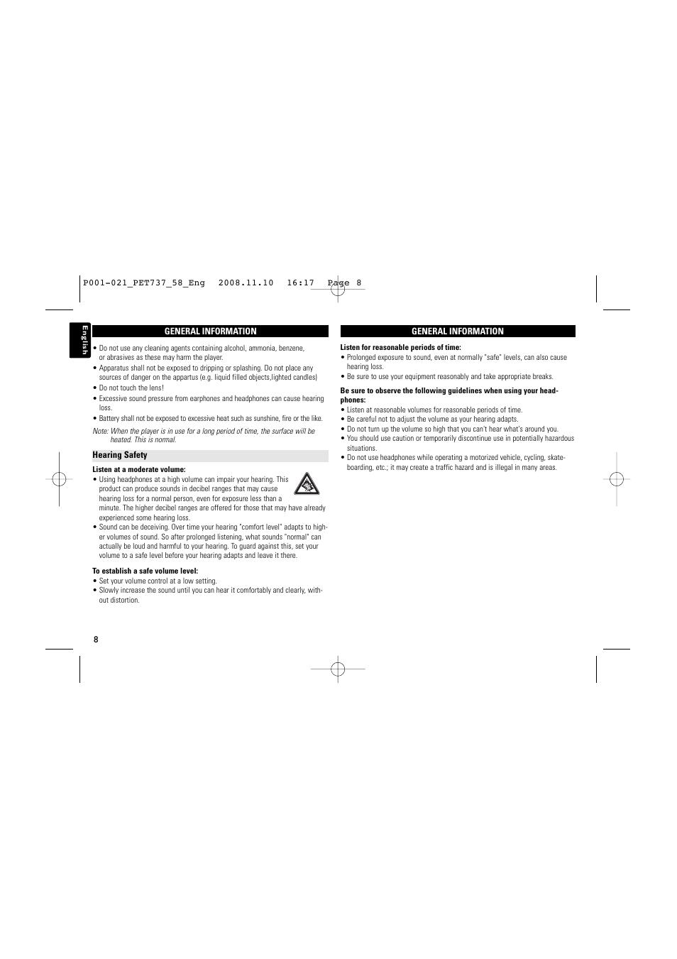 Philips PDCC-XP-0845 User Manual | Page 8 / 22